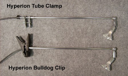 Hyperion Tube Clamp and Bulldog Clip