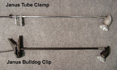 Janus Tube Clamp and Bulldog Clip