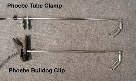 Phoebe Tube Clamp and Bulldog Clip