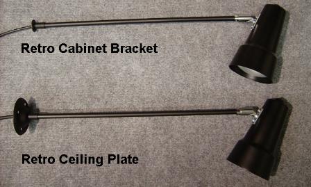 Retro Cabinet Plate & Ceiling Bracket